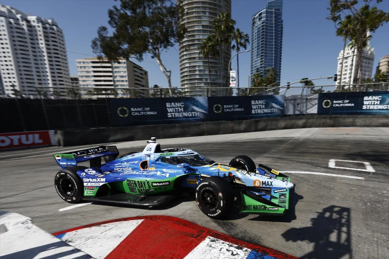 Rosenqvist lamenta victoria perdida en boxes de Long Beach