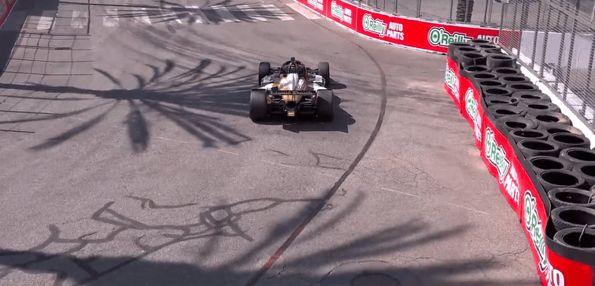 Schumacher para na pista e provoca bandeira vermelha no TL1 da Indy em Long Beach
