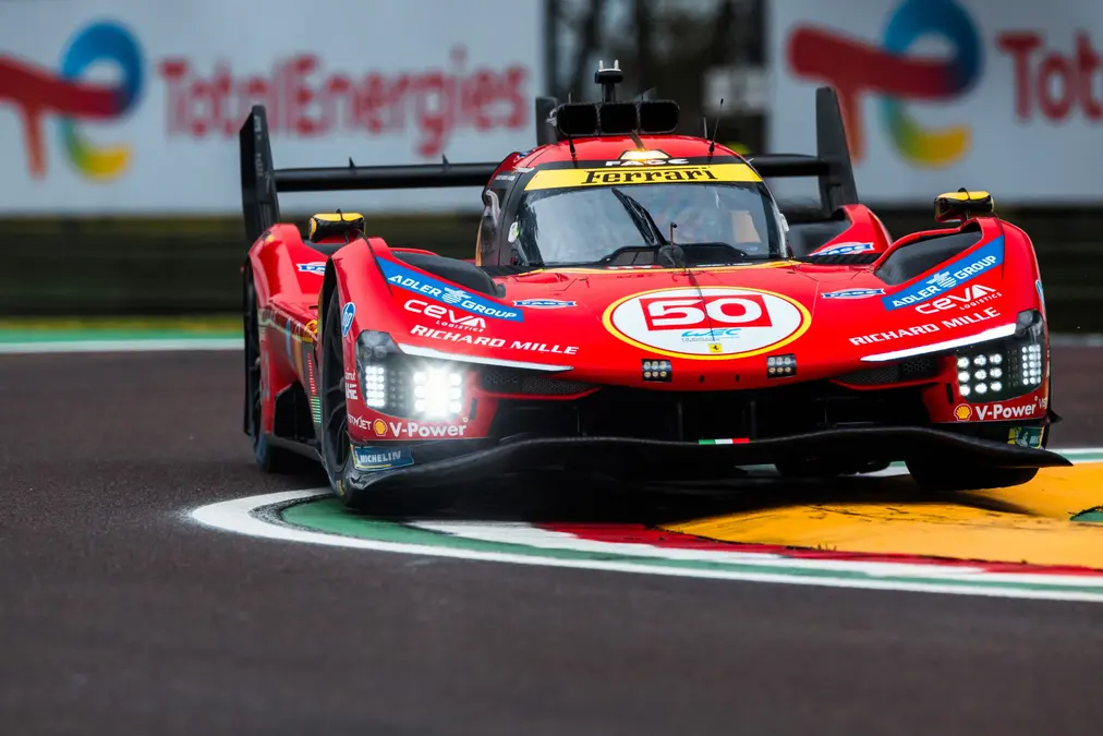 Ferrari domina el prólogo del WEC en Ímola; López es 15° en LMGT3
