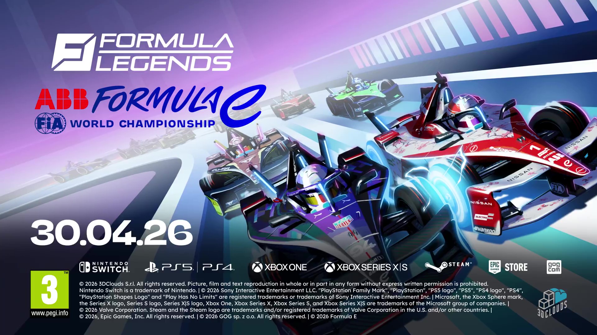 ‘Electric Evolution’: Fórmula E anuncia pacote de expansão para jogo ‘Formula Legends’