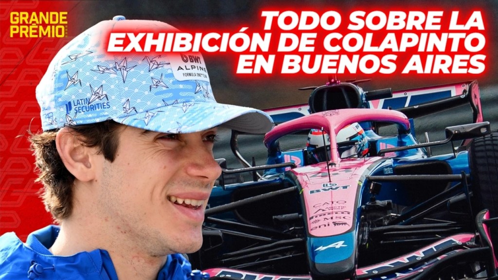 Colapinto llega a Buenos Aires este fin de semana para la exhibición con Alpine