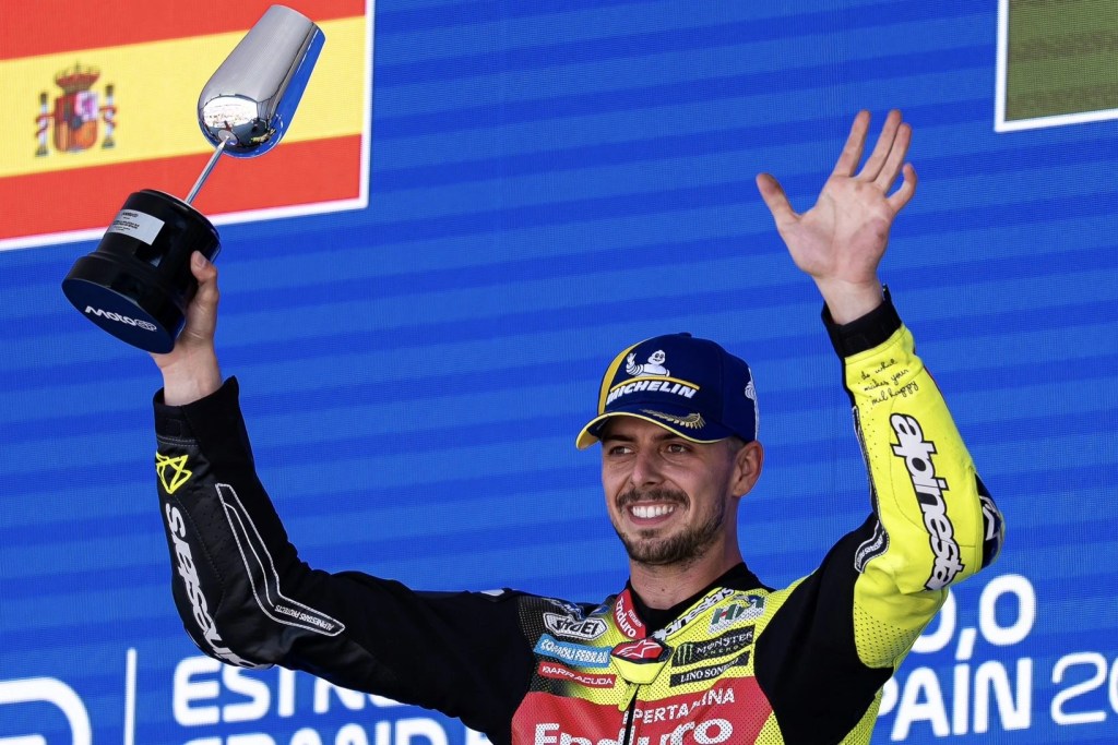 Di Giannantonio destaca trabajo de VR46 y celebra podio en Jerez