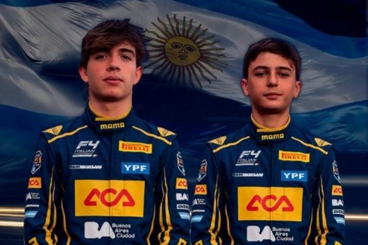 Alpha 54 presenta a Díaz y Palotini para el estreno como equipo en la Fórmula 4 Italiana en 2026