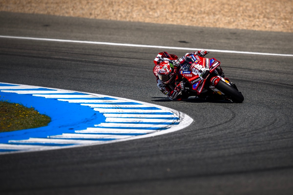 Bagnaia evita detalhes, mas justifica abandono em Jerez: “Muito difícil reduzir velocidade”