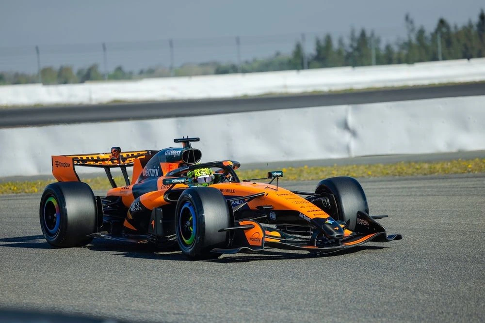 Antonelli y Norris cierran pruebas de neumáticos de Pirelli en Nürburgring