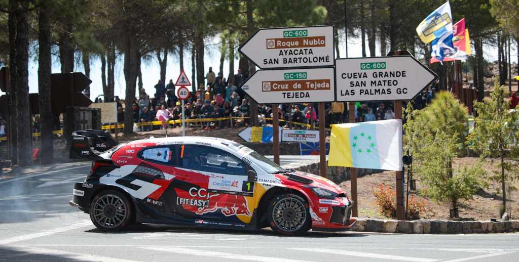 Ogier lidera el “quinteto” de Toyota en el Rally de Islas Canarias