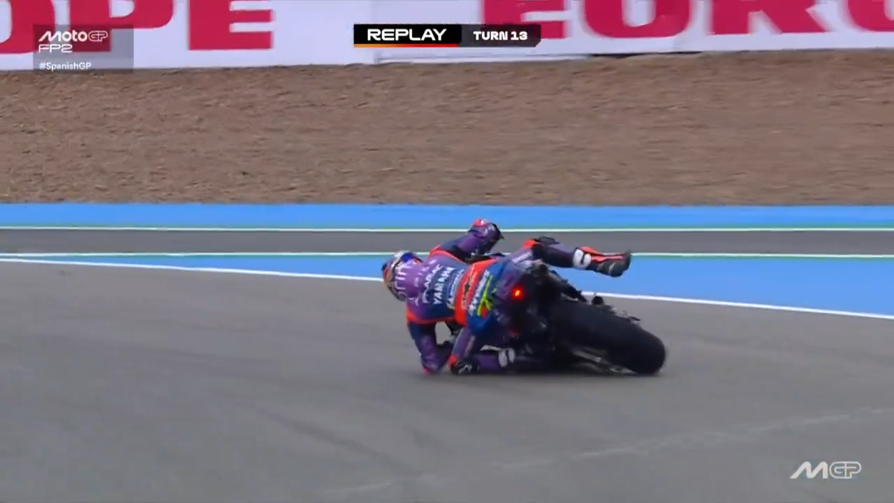 Razgatlioglu mostra controle impressionante e evita queda durante TL2 da MotoGP em Jerez