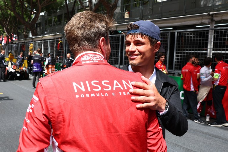 Lando Norris e Oliver Rowland (Foto: Fórmula E)