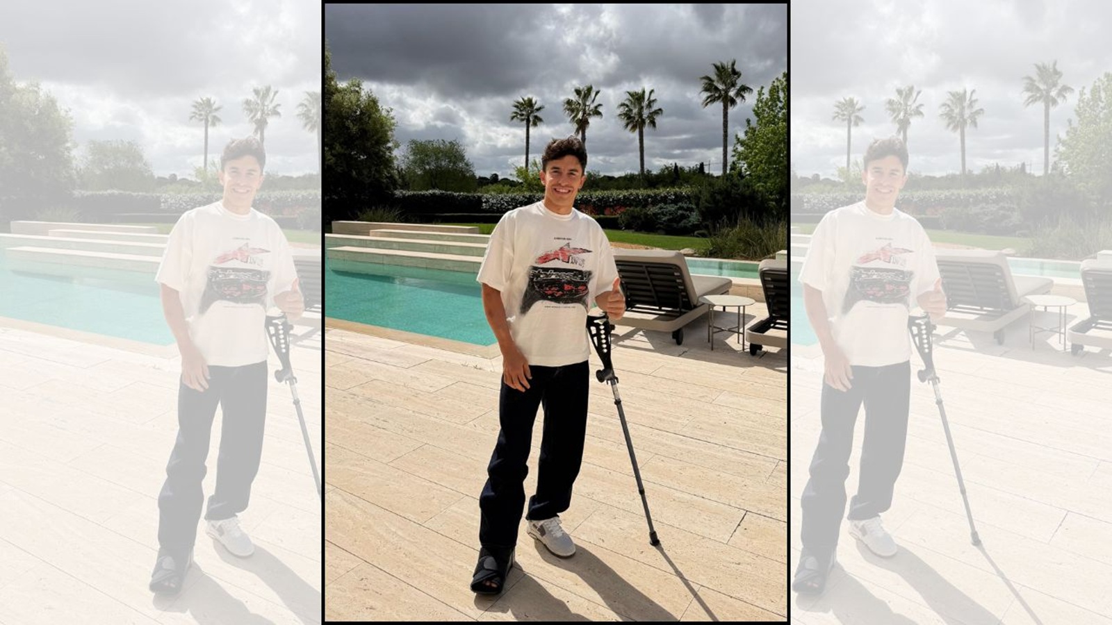 Marc Márquez volta para casa após cirurgia e agradece mensagens de carinho e apoio