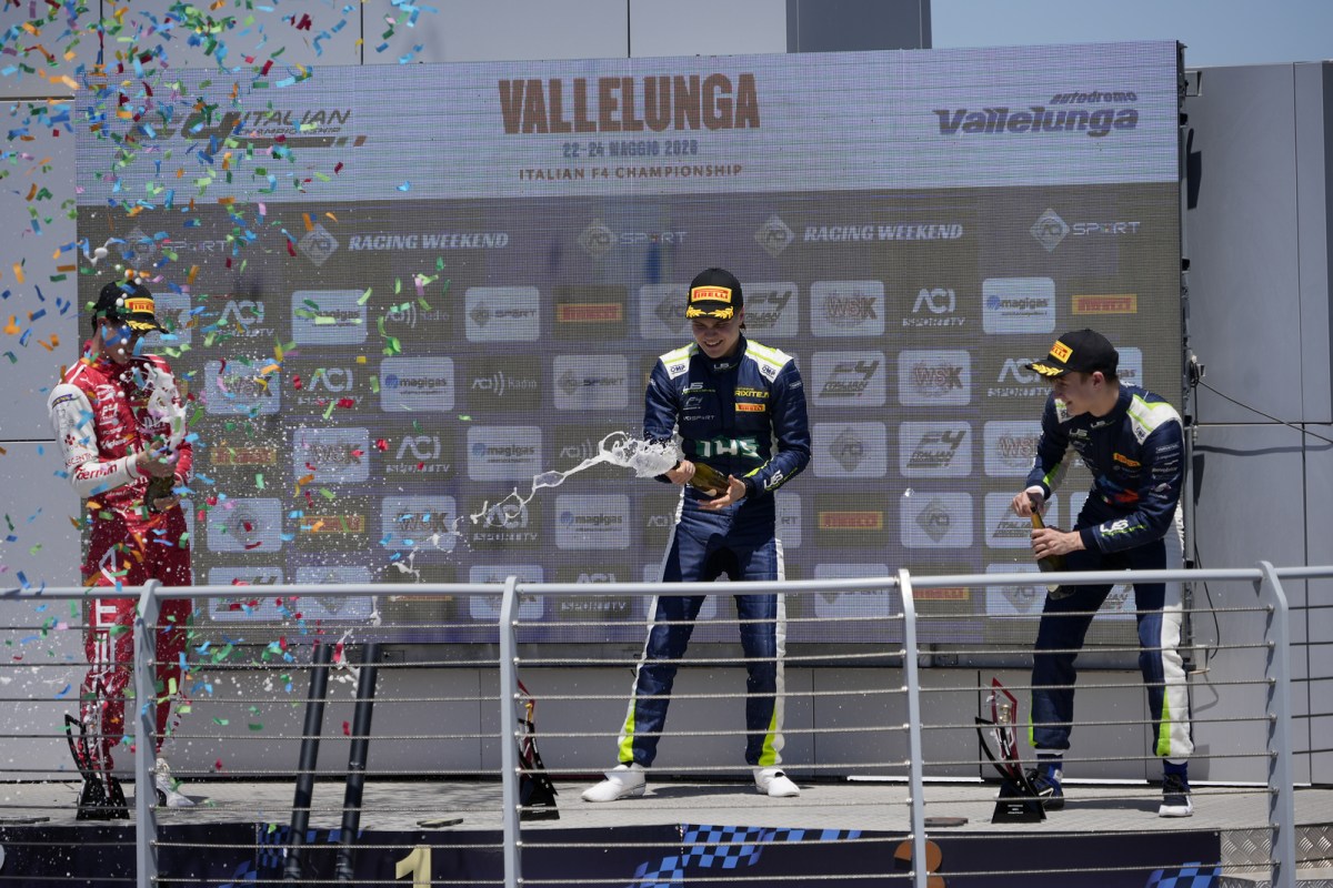 Sammalisto e Robinson vencem na rodada de Vallelunga da F4 Italiana. Lima abandona