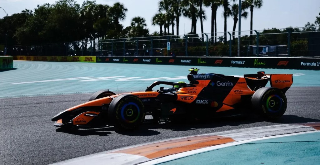 Norris conquista la pole para la sprint de Miami; Colapinto es 8°