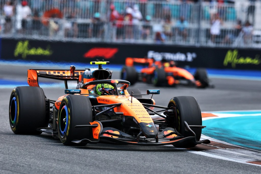 Norris conquista de punta a punta la sprint del GP de Miami; Colapinto, 10°