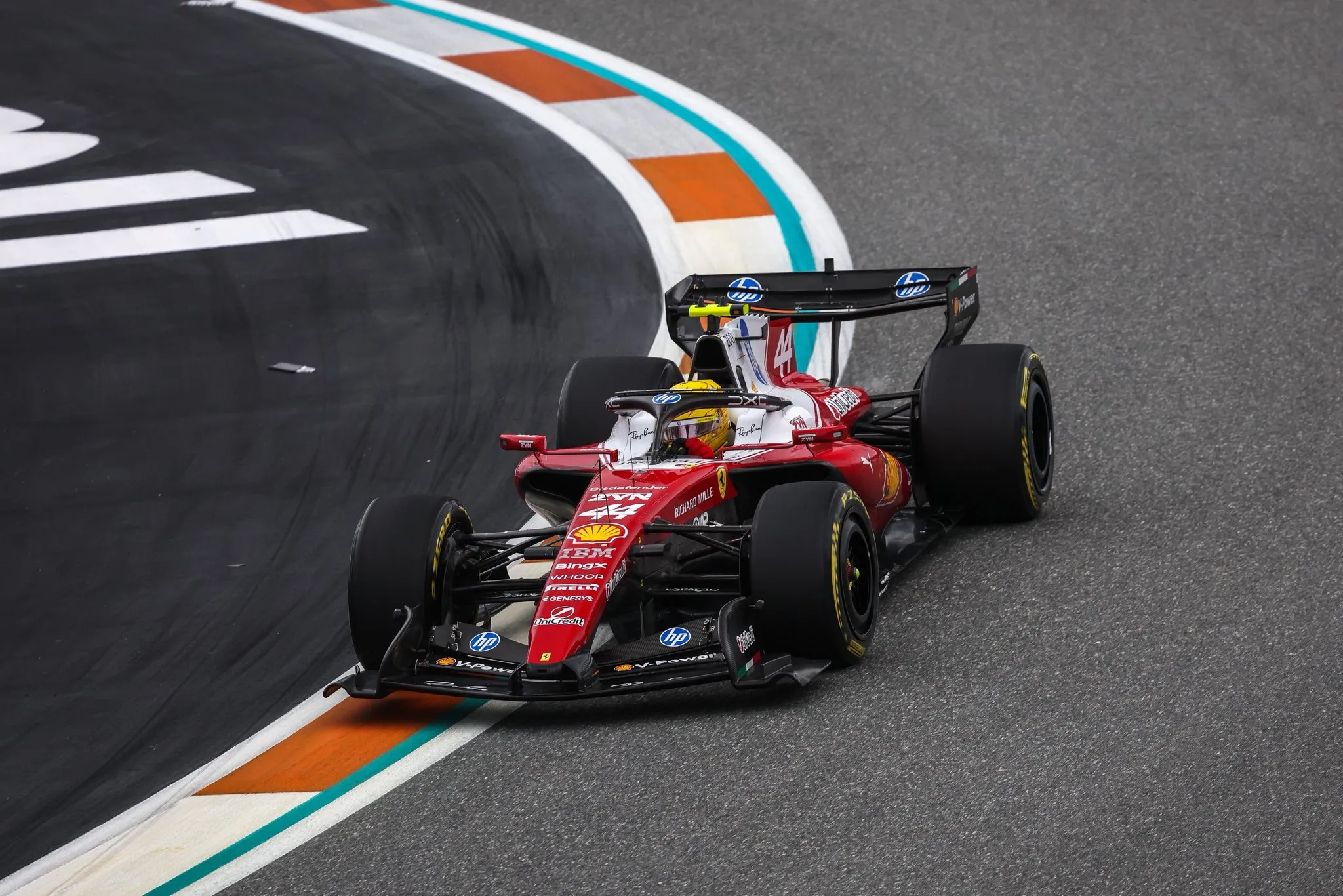 Hamilton explica falta de desempeño con Ferrari en el GP de Miami