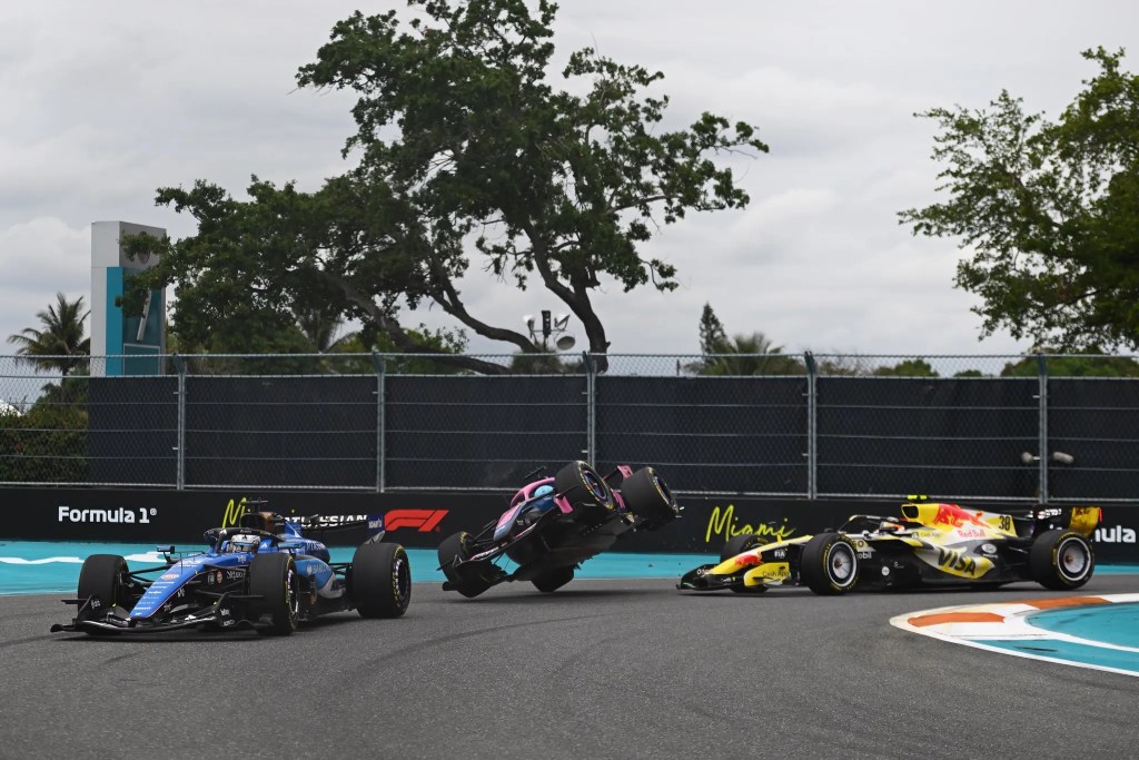 Lawson explica el toque con Gasly en Miami: “No pude frenar”