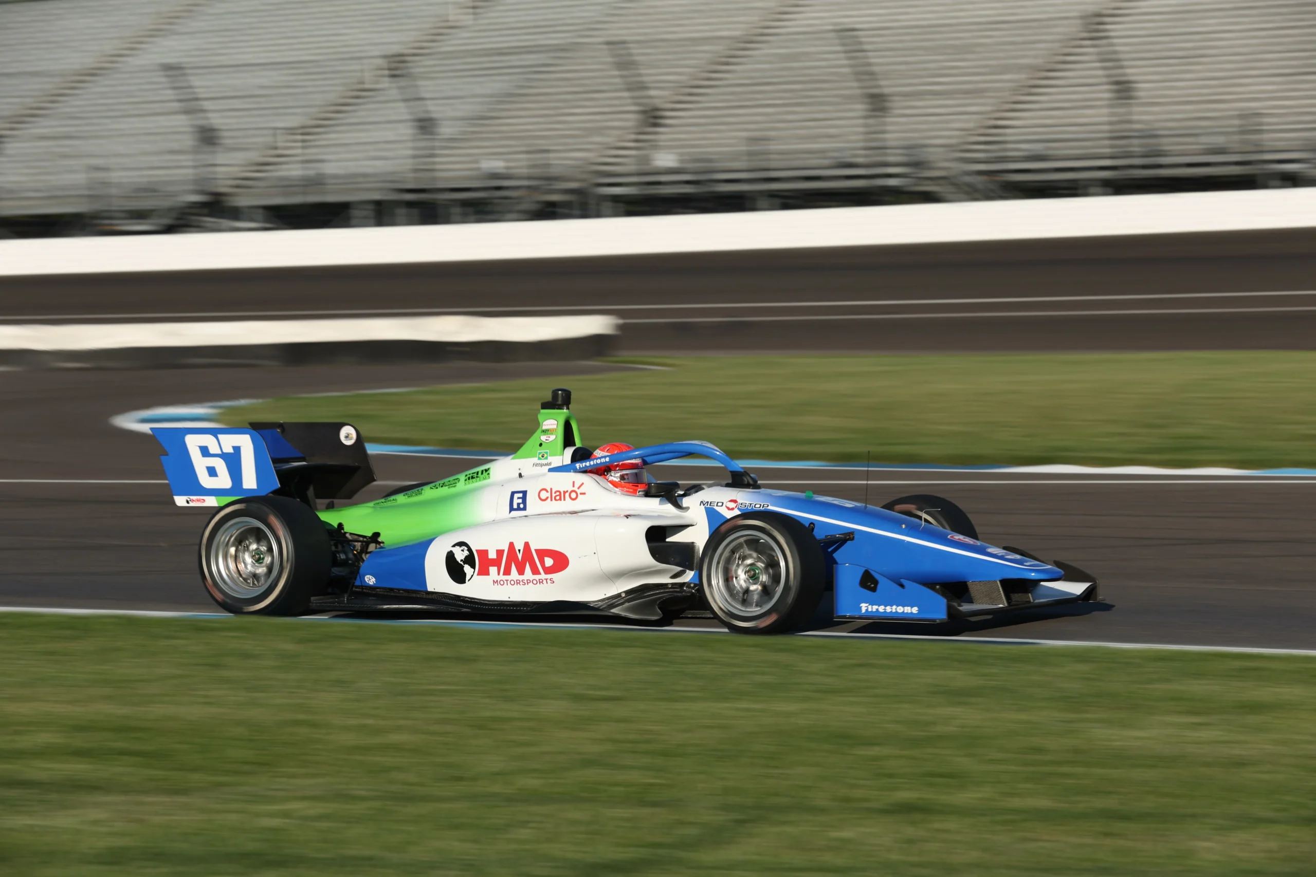 Fittipaldi gana la primera carrera de Indy NXT en Indianápolis; De Tullio es 9°