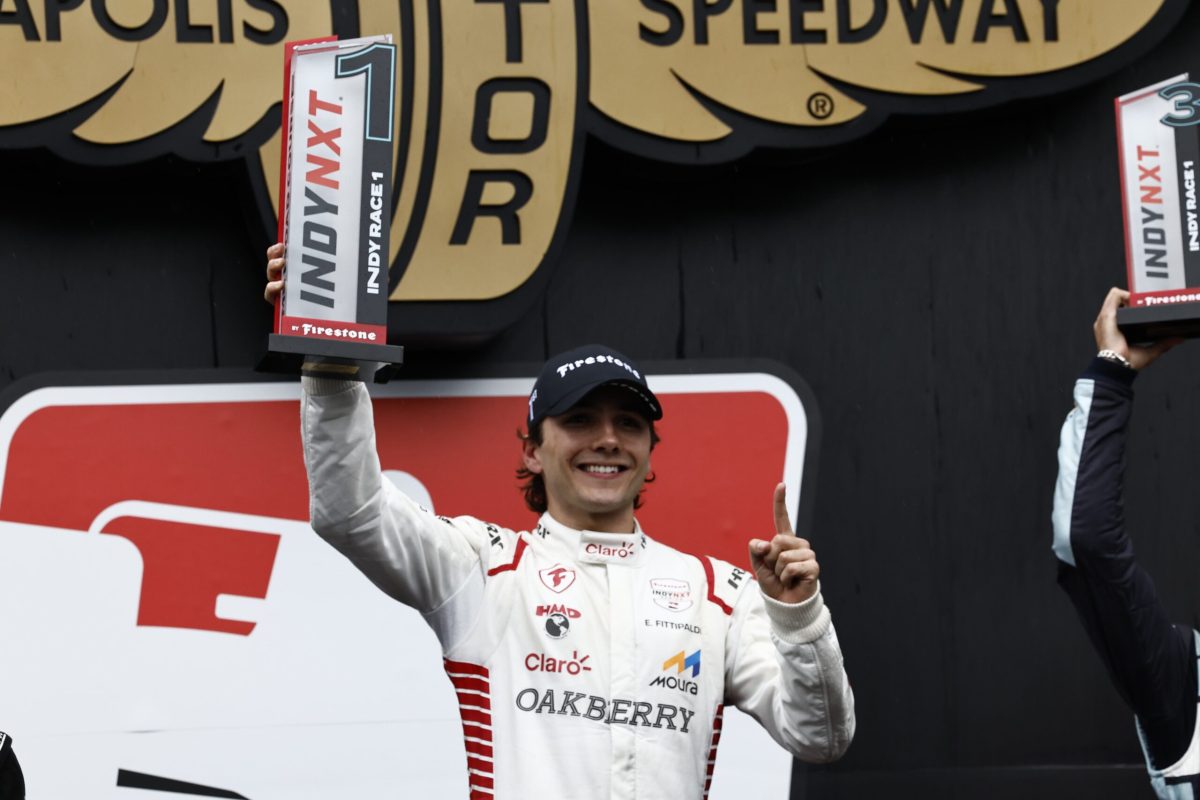 Enzo Fittipaldi celebra 1ª vitória na Indy NXT: “Uma das melhores pilotagens da carreira”