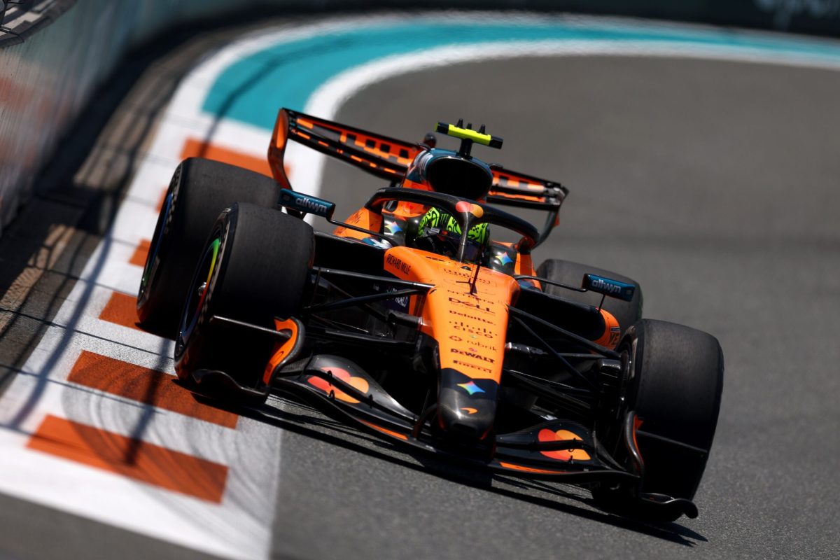 Norris voa e põe McLaren na pole da corrida sprint do GP de Miami. Bortoleto é 11º