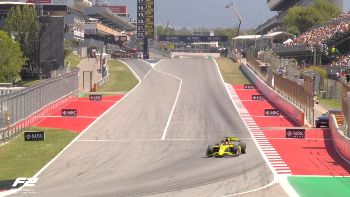 Câmara usa estratégia e desencanta na F2 com 1ª vitória na corrida 2 da Catalunha