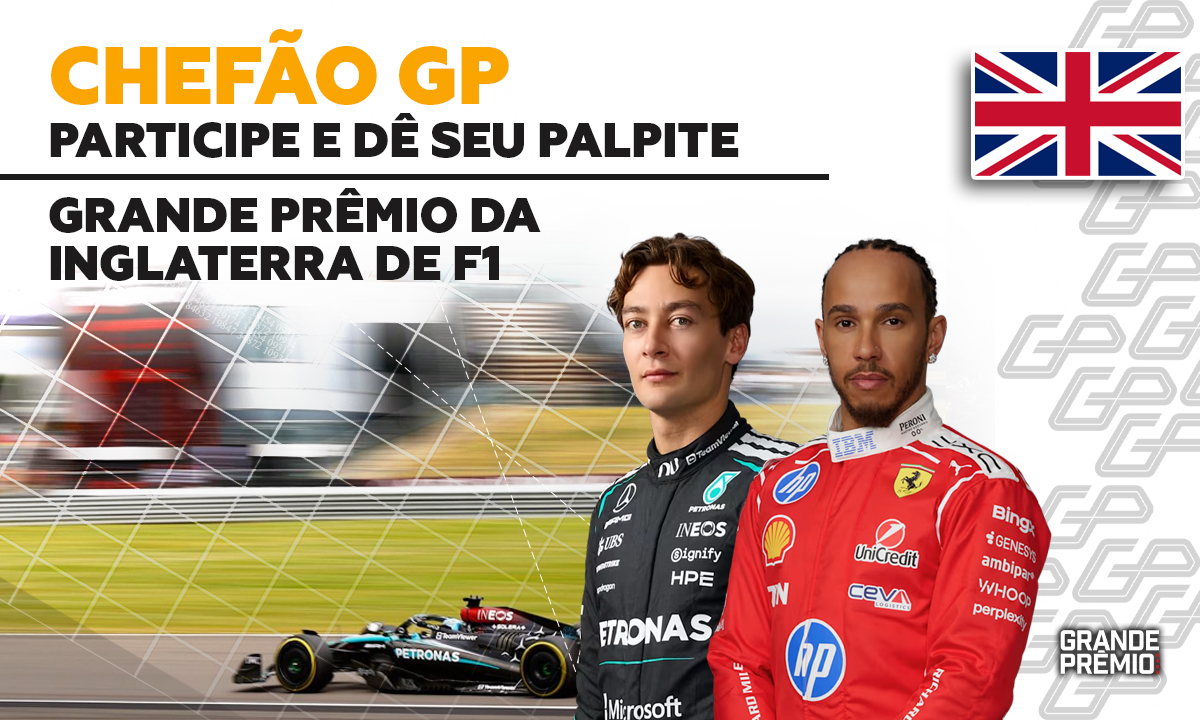 CHEFÃO GP abre palpites para GP da Inglaterra, 9ª etapa da F1 2026