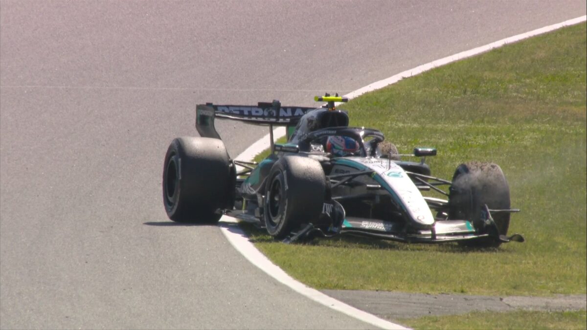 Mercedes explica motivo de abandono de Antonelli nas voltas finais do GP da Catalunha