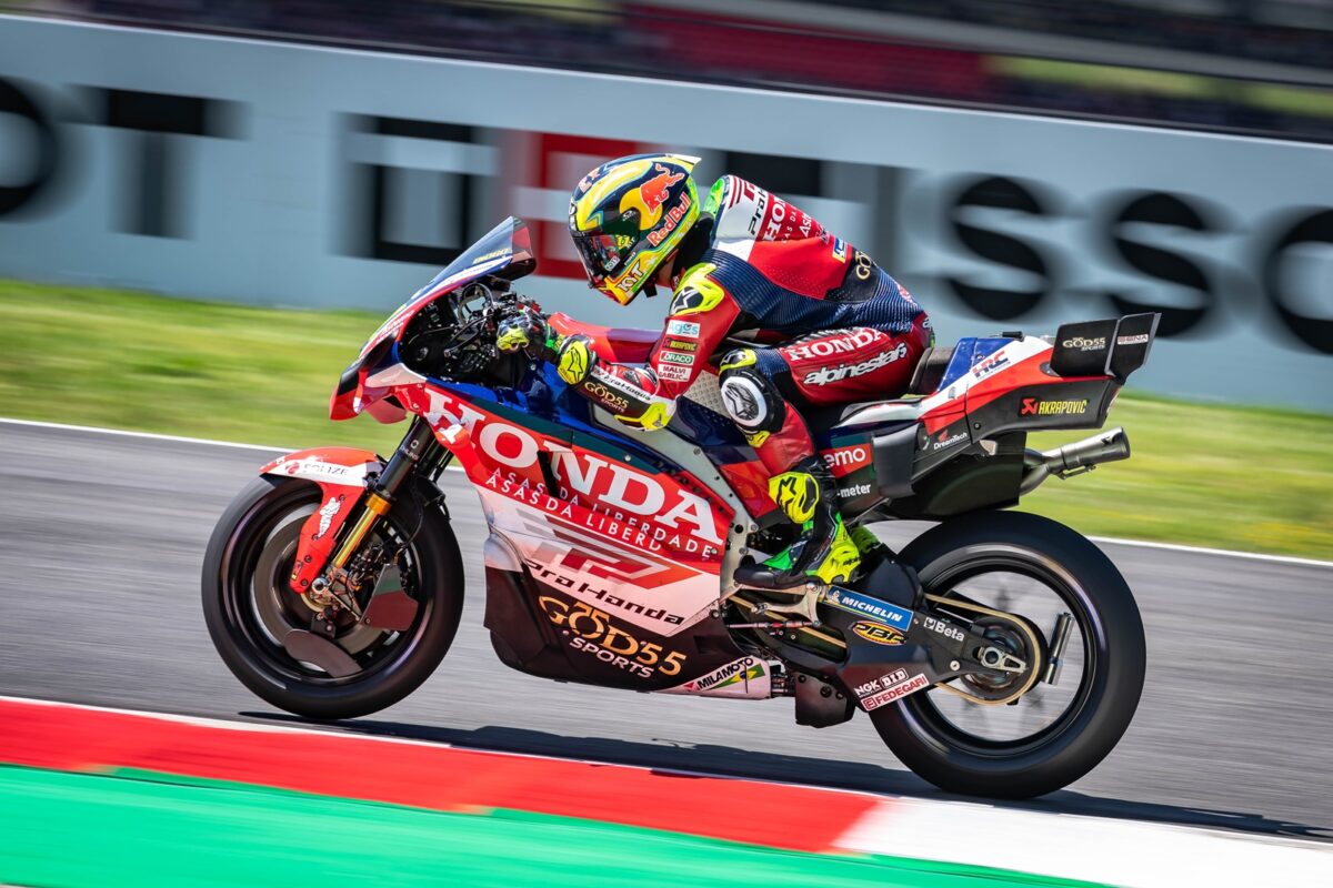 Diogo Moreira se mostrou confiante do trabalho que está fazendo na MotoGP (Foto: LCR)