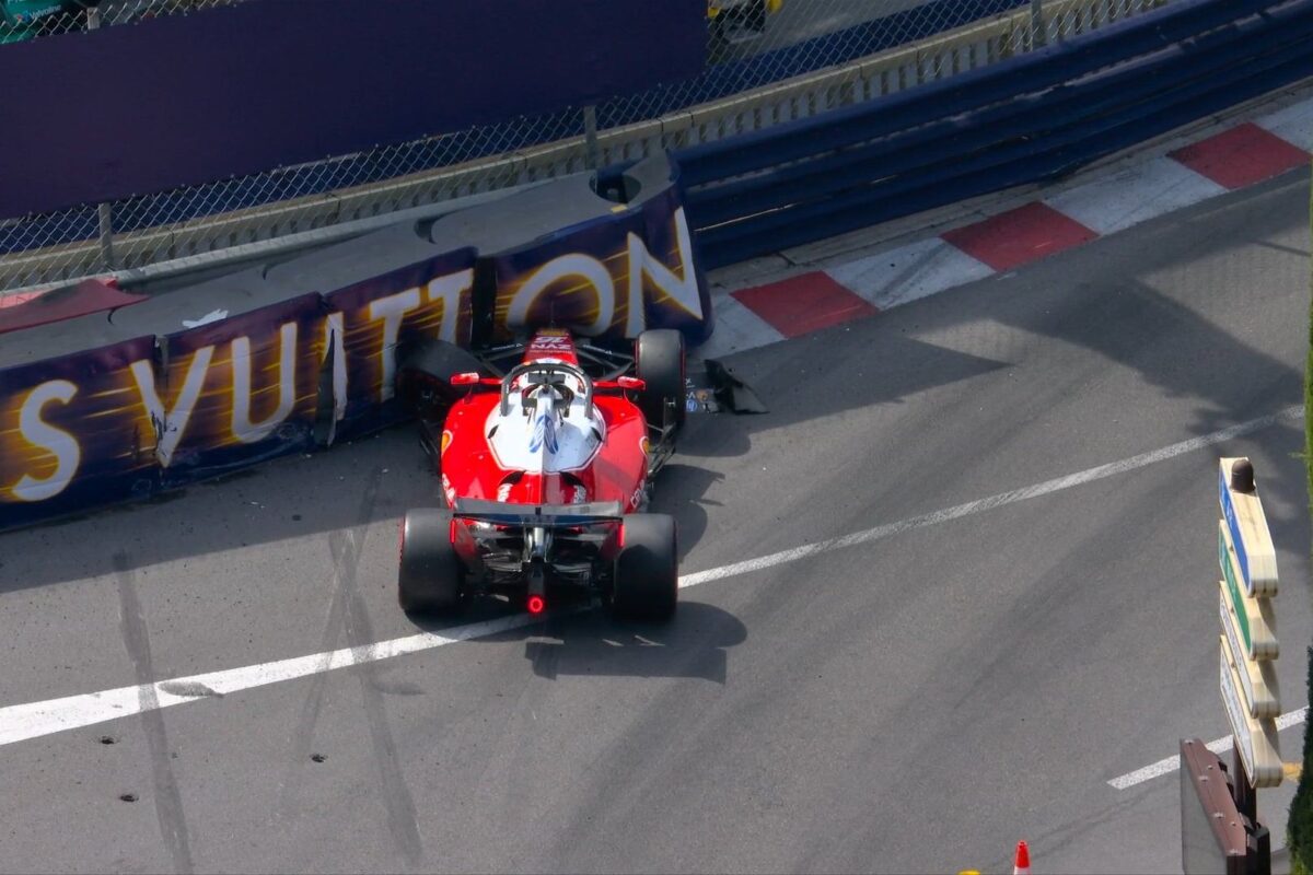 Depois, quem sofreu com a maldição foi Charles Leclerc, que bateu no muro nas voltas finais do GP de Mônaco.