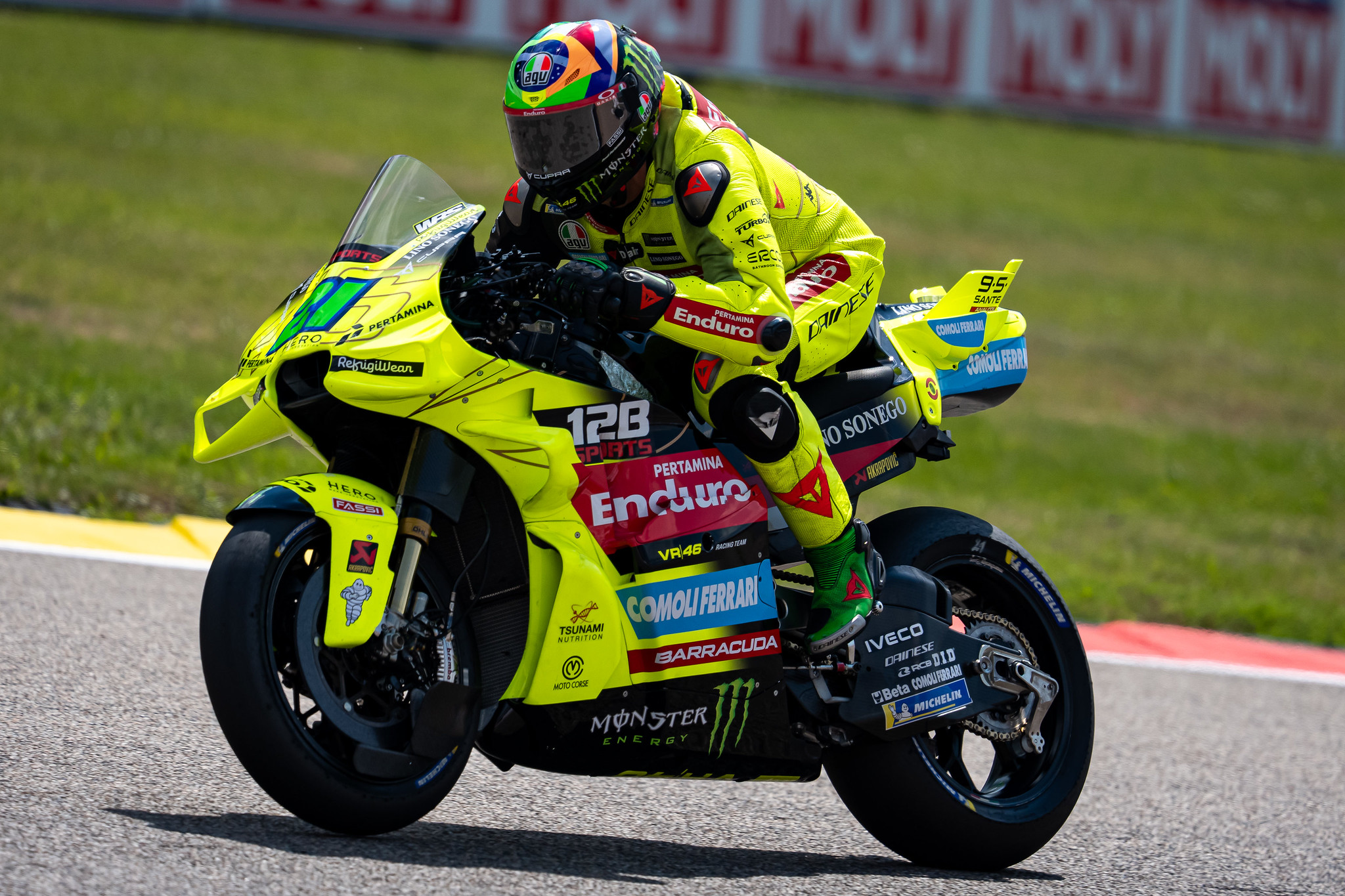 Morbidelli y Moreira son sancionados con tres puestos en la grilla del GP de Alemania de MotoGP