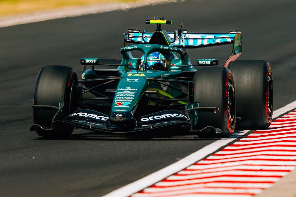 Alonso elogia la evolución de Aston Martin en Hungría y ve “una buena base sobre la que trabajar” para el futuro