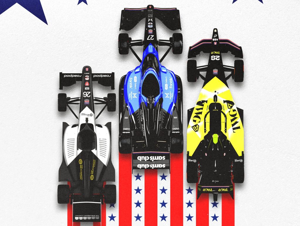 Andretti muda pinturas para Indy e Fórmula E por 250 anos da independência dos EUA