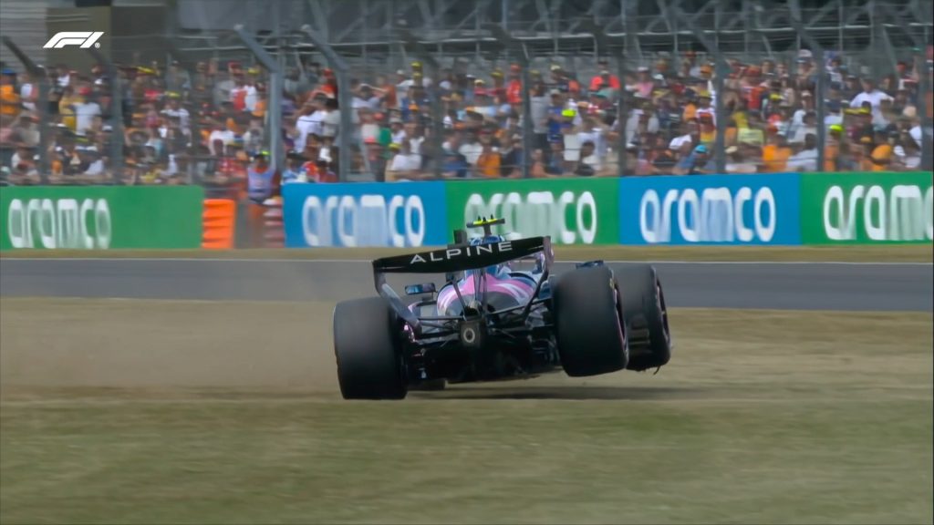 Colapinto trompea en Becketts y queda eliminado en Q1 en la clasificación del GP de Gran Bretaña