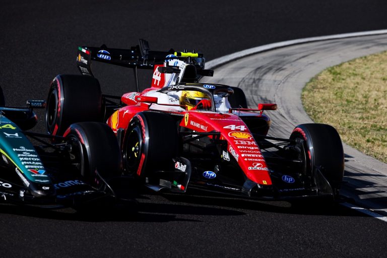 Hamilton se muestra cauto a pesar del progreso de Ferrari en la FP2 de Hungría: “Necesitamos mejorar”