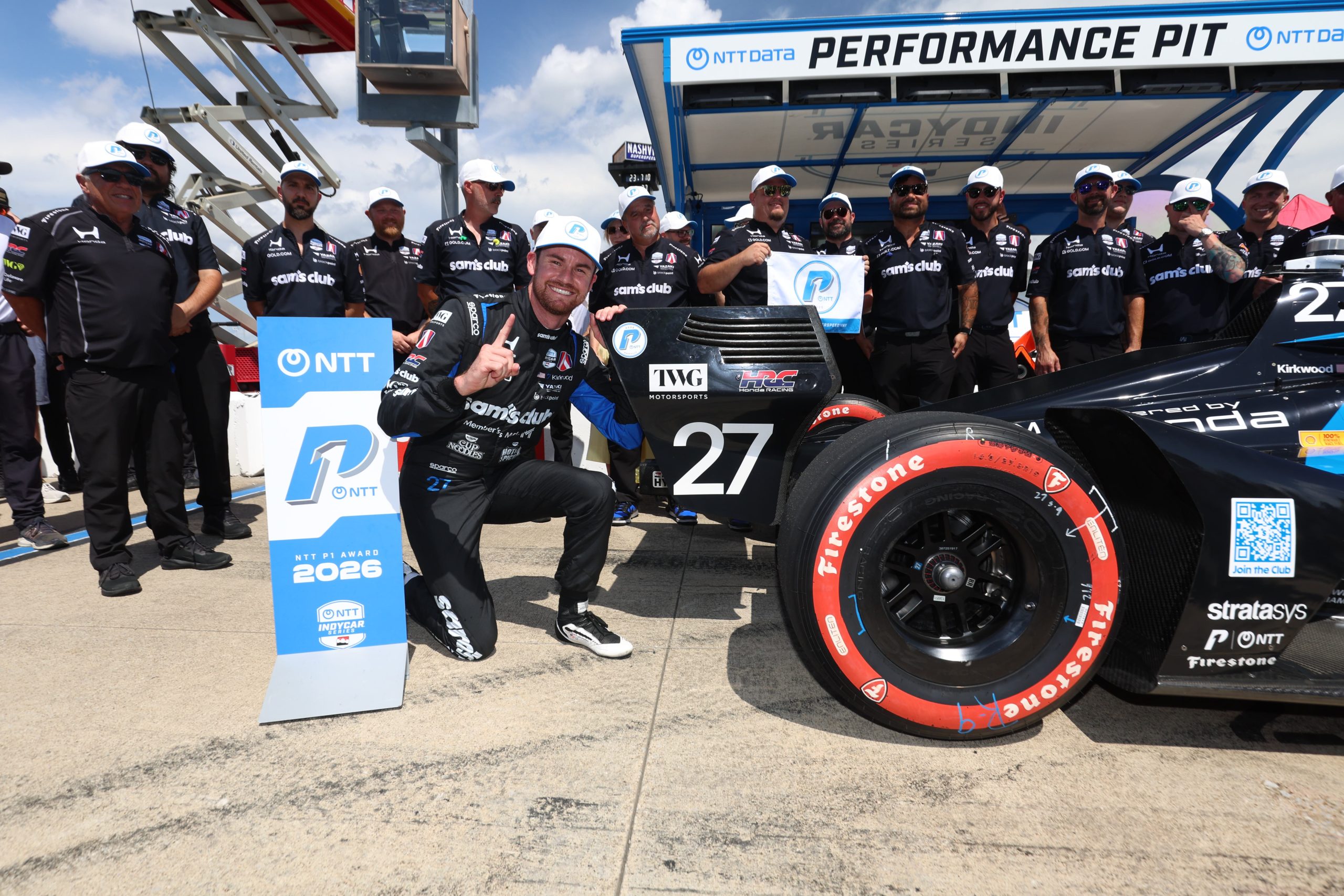 Kirkwood exalta Andretti por pole no GP de Nashville: “Fizeram carro muito bom para mim”
