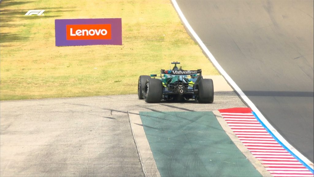 Stroll sofre falha em suspensão da nova Aston Martin e roda no TL1 do GP da Hungria
