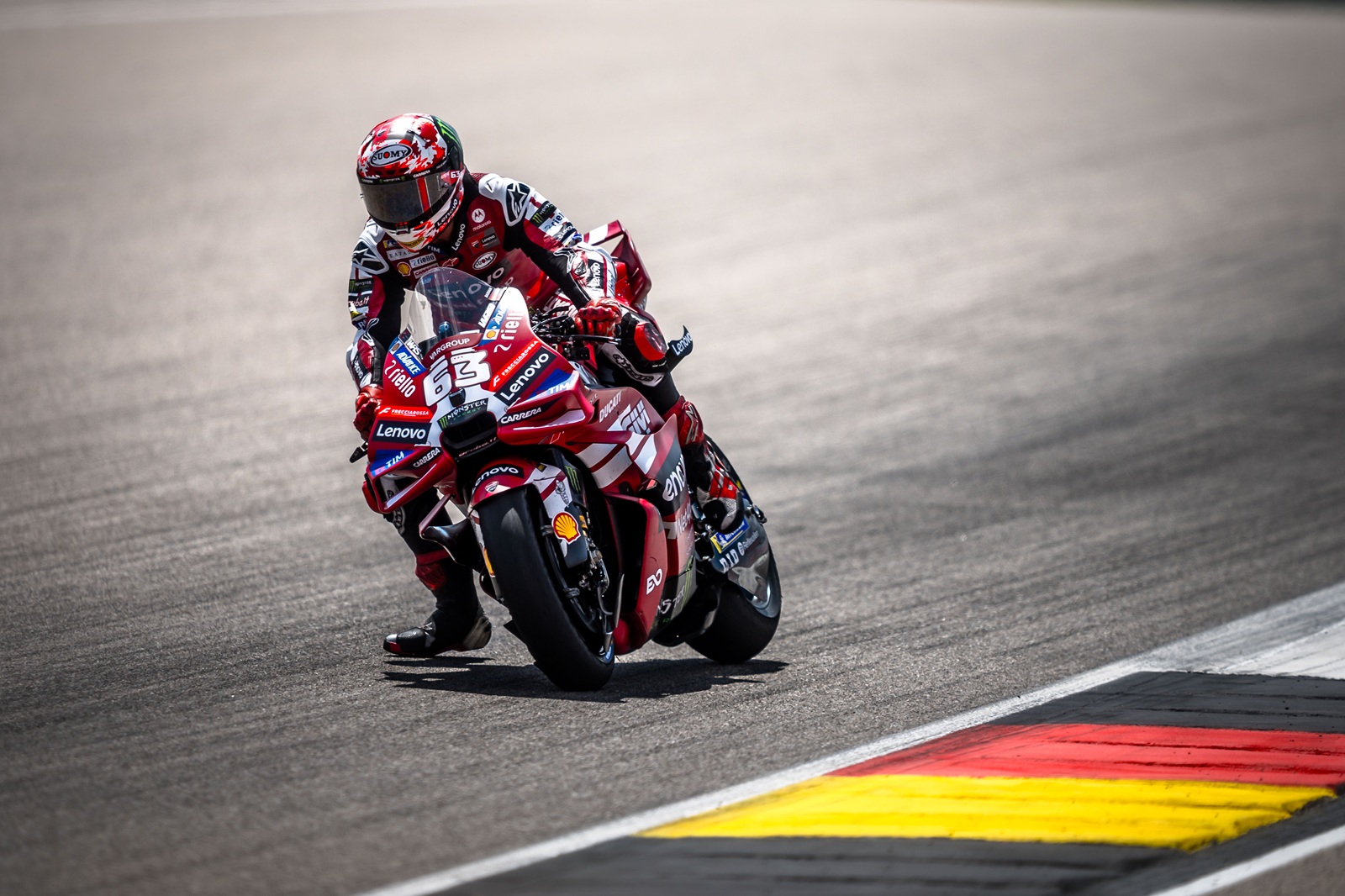 Bagnaia cita ataques a Martín na Alemanha, mas diz: “Nunca estive perto de ultrapassar”