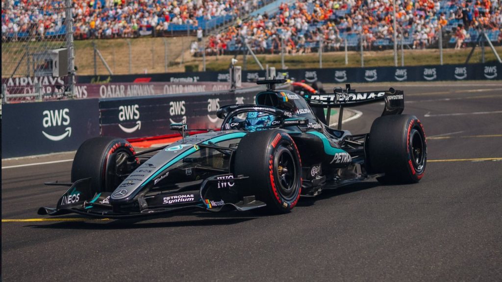 Russell explica problema com W17 em largada da Hungria: “Nada que pudesse fazer”