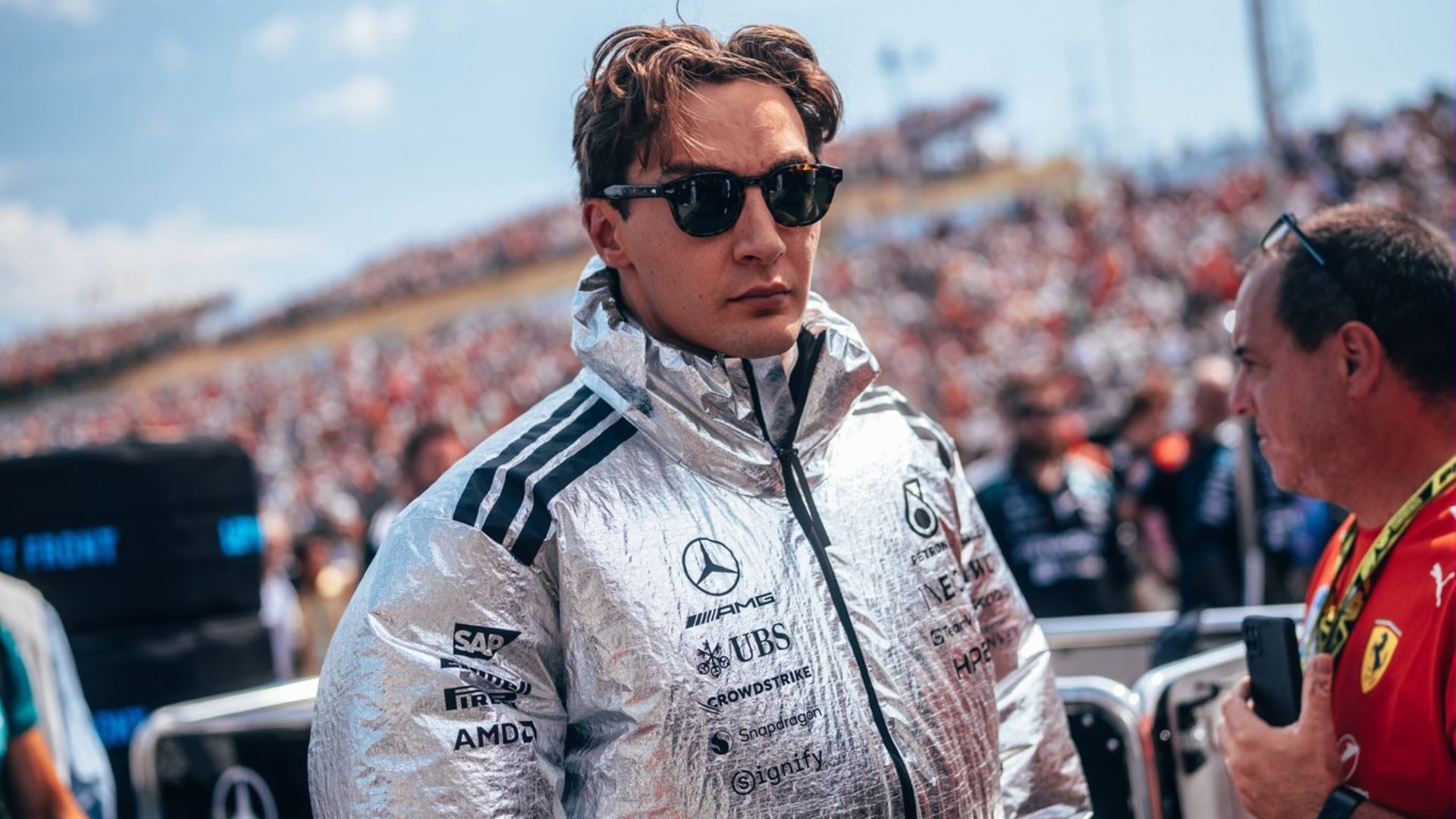 Russell explica el problema con el W17 en la largada del Gran Premio de Hungría: “No pude hacer nada”