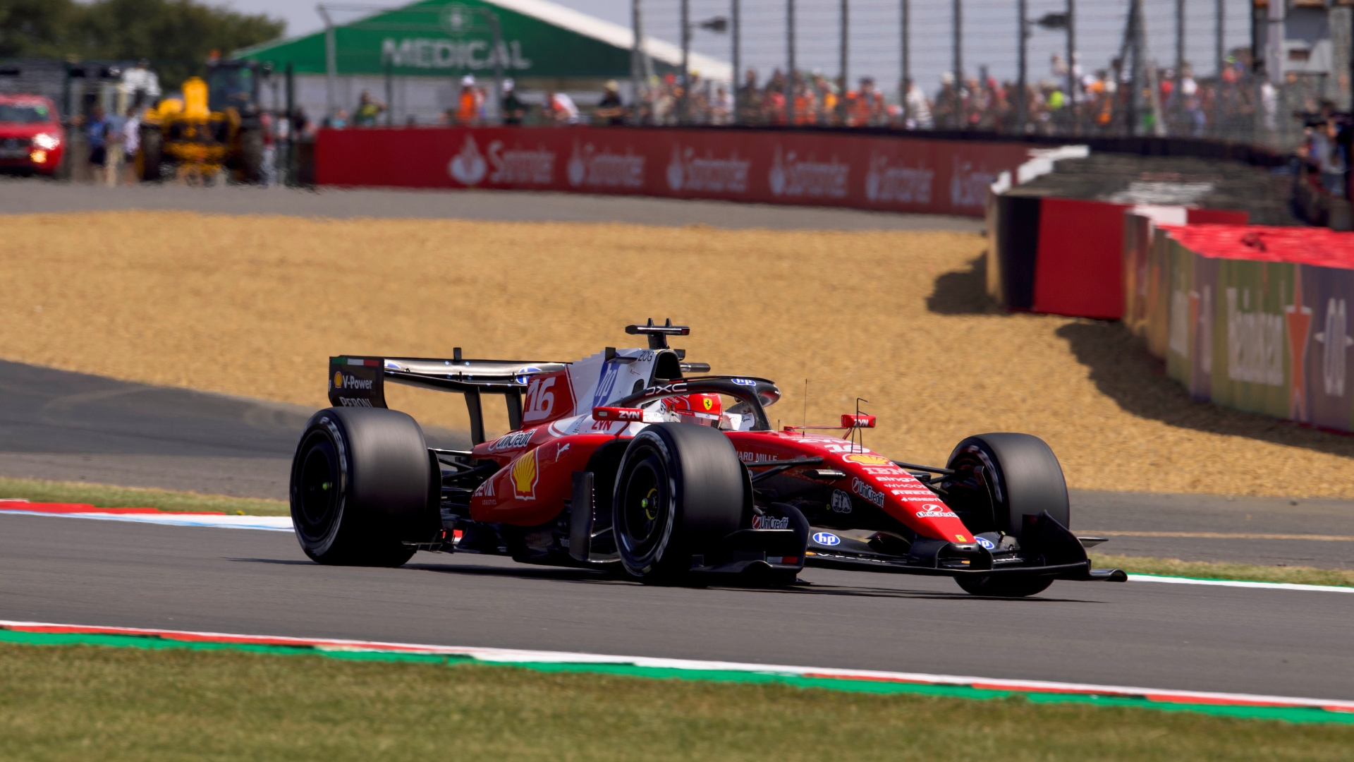 Leclerc conquista el GP de Gran Bretaña; Colapinto, 9°