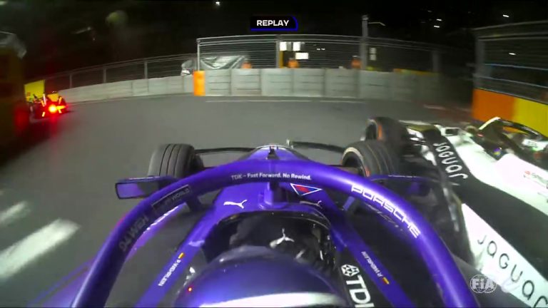 Wehrlein loses his cool and shoves Da Costa into the wall in Tokyo E-Prix Race 1