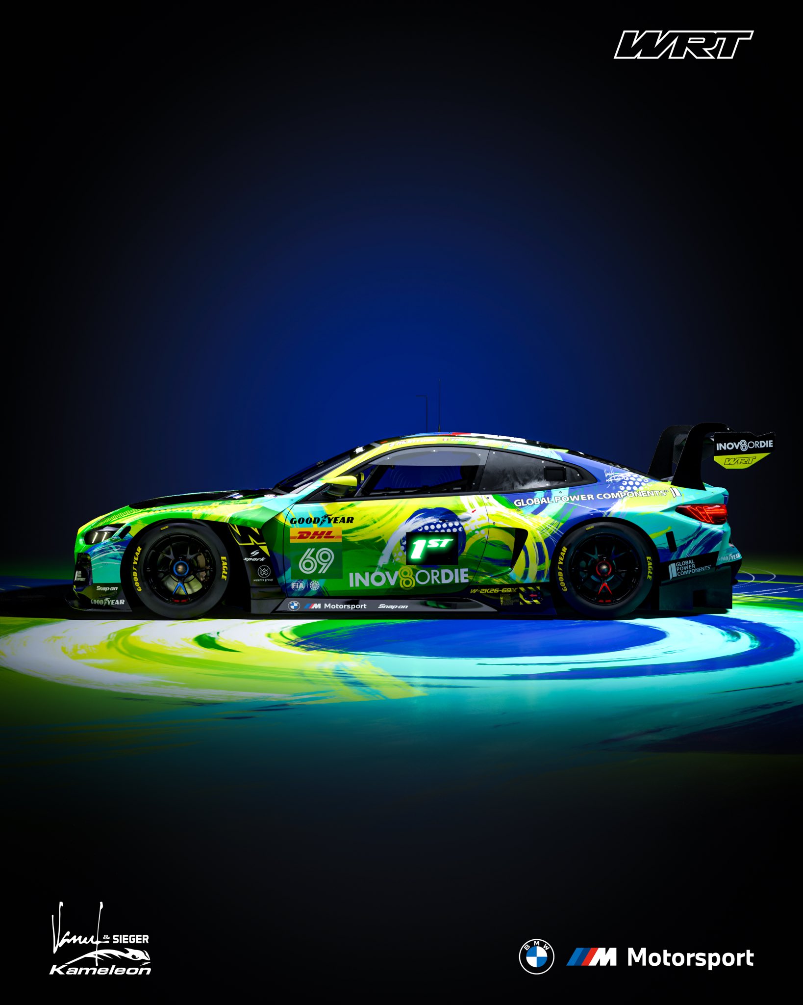 WRT homenageia Brasil em pintura especial na BMW #69 para 6H de São Paulo
