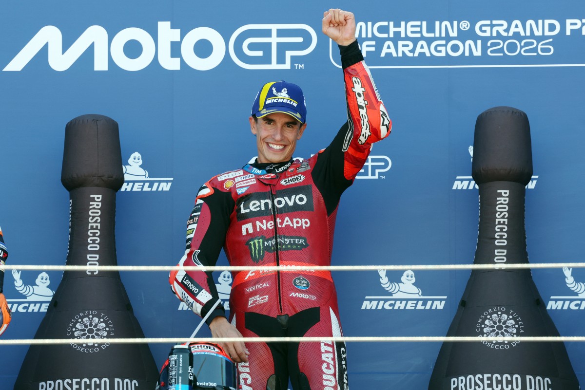 Marc Márquez assume vice-liderança da MotoGP com vitória em Aragão. Confira classificação