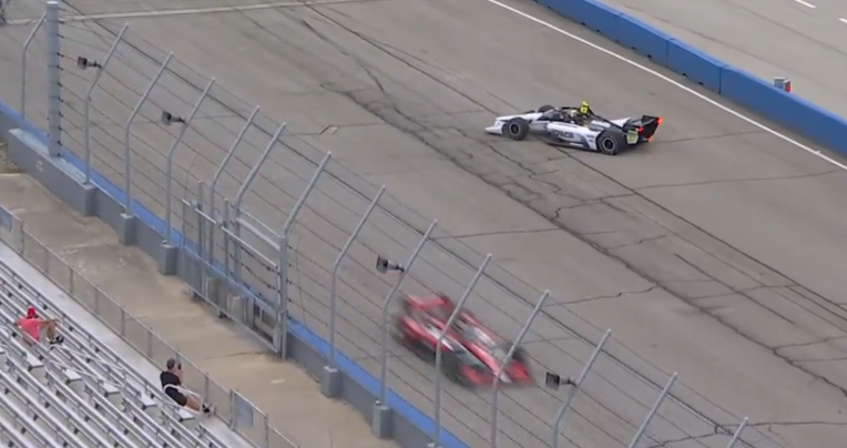 Schumacher toca em Hauger e provoca bandeira amarela no GP de Milwaukee 1