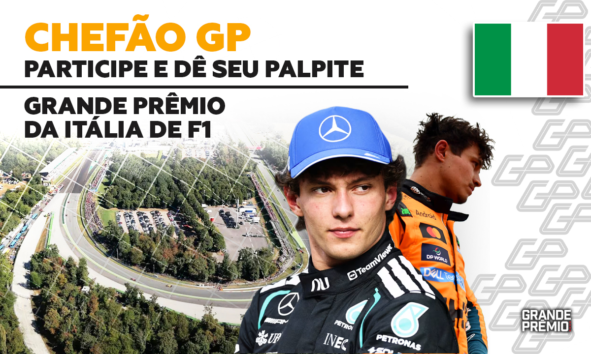 CHEFÃO GP abre palpites para GP da Itália, 13ª etapa da F1 2026