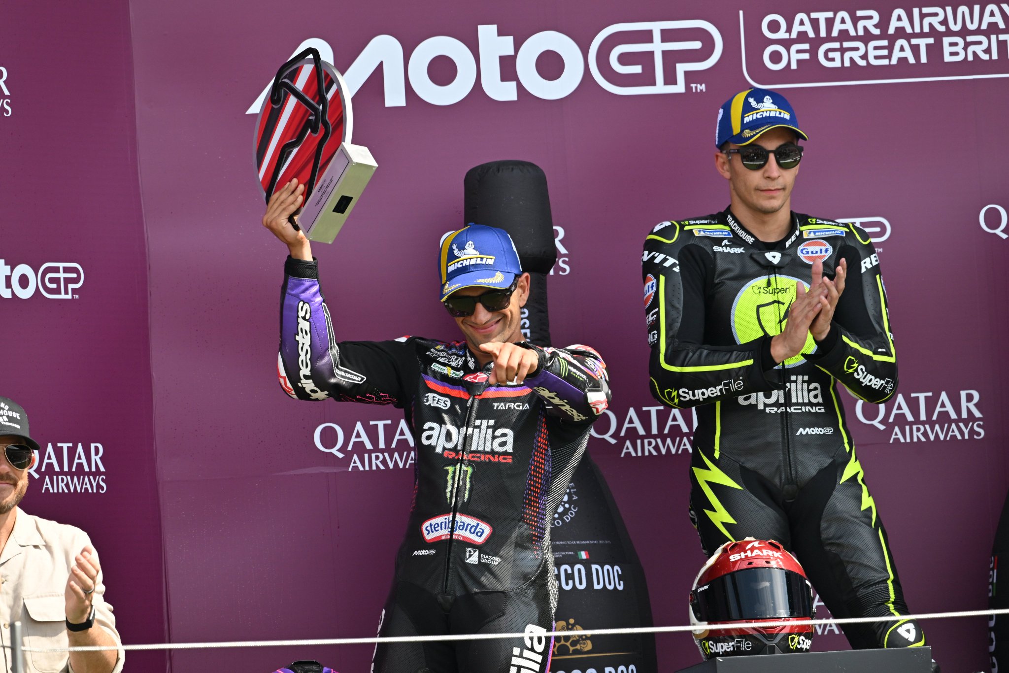 Martín vai ao pódio em Silverstone e abre 31 pontos de margem na MotoGP. Confira classificação