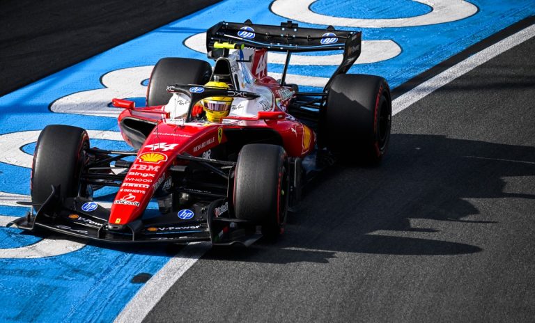 Hamilton reclama de pneus apesar de melhora da Ferrari nos Países Baixos: “Uma loucura”
