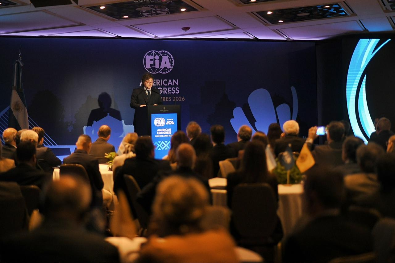 Milei abrió el Congreso Americano de la FIA 2026 en Buenos Aires: “Queremos ver a Colapinto en el país”