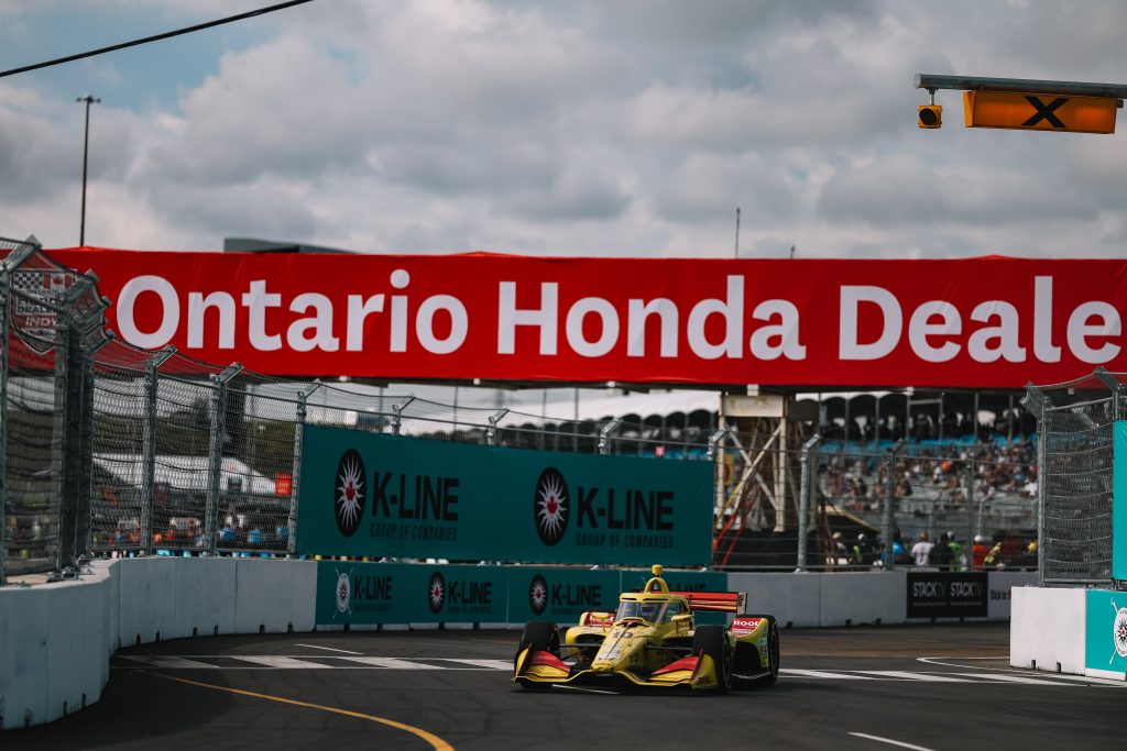 Palou lidera TL1 do GP de Markham da Indy em pista finalmente concluída. Collet é 2º
