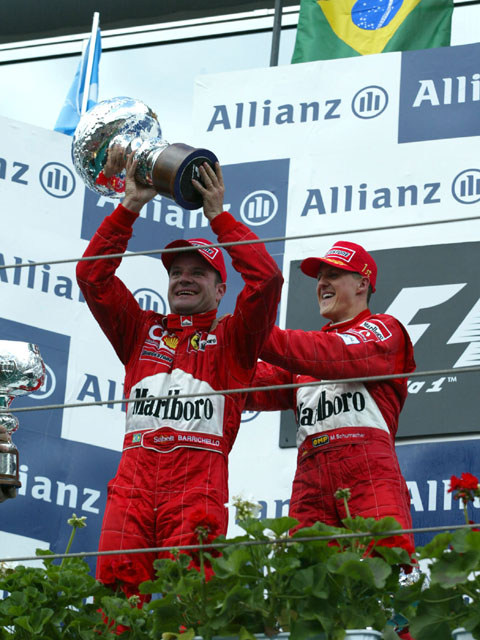Button exalta parceria com Barrichello: “Entendi por que Schumacher o queria na Ferrari”