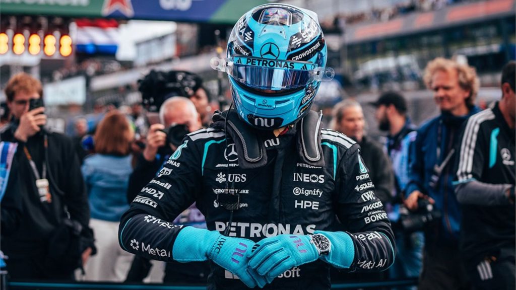 Russell festeja vitória na sprint dos Países Baixos e liga alerta para Ferrari