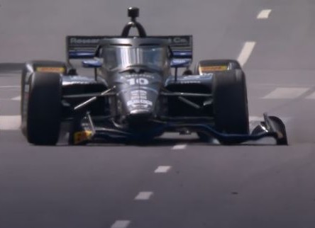Palou bate sozinho nas voltas finais e causa bandeira amarela no GP de Washington