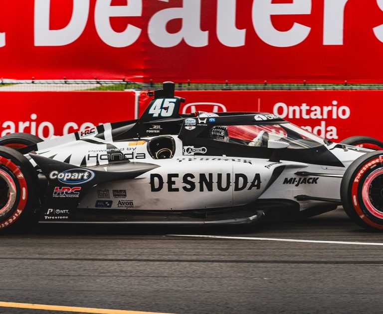 Markham vira Indy de cabeça para baixo até na pista, com Foster na pole e Palou no muro